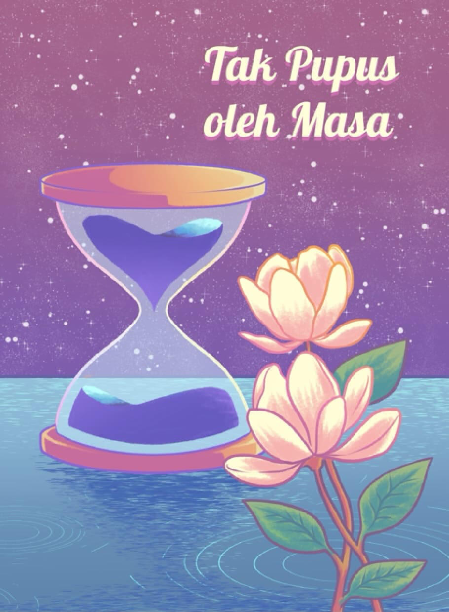“Tak Pupus oleh Masa” | Book Cover for Puspamala Pustaka